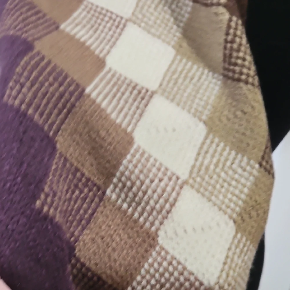 Pierre Cardin Purple and Brown Scarf